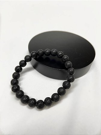 PULSEIRA PEDRA VULCÂNICA 8 mm