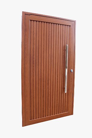 Porta Pivotante Ripada C/ Puxador 100CM
