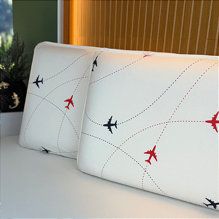 Kit com 2 Fronhas em Malha 100% Algodão Trip Off Gold Home