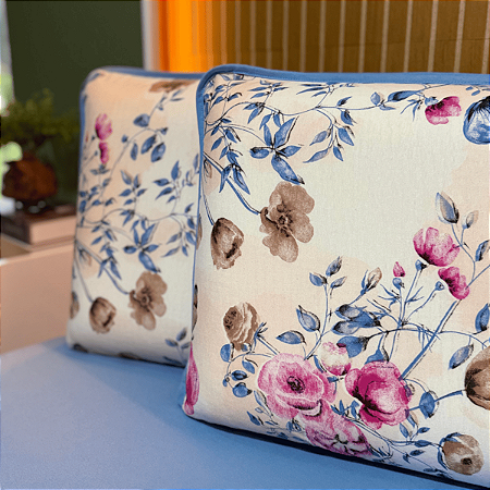 Jogo de Lençol com Elástico em Malha 100% Algodão Celina Azul Gold Home