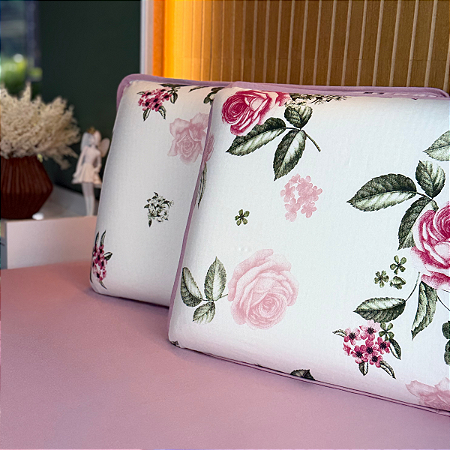 Jogo de Lençol com Elástico em Malha 100% Algodão Aurora Rose Gold Home
