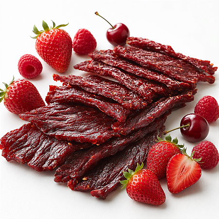 Revills Beef Jerky - Sabor Frutas Vermelhas - 250 Gramas