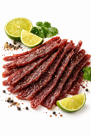 Revills Beef Jerky Sabor Lime Peppered 250 Gramas