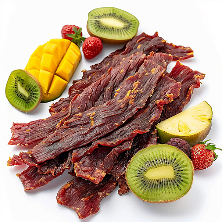 Revills Beef Jerky - Sabor Frutas Tropicais - 250 Gramas
