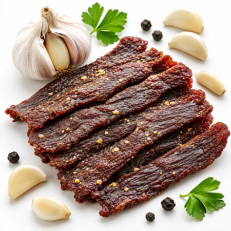 Revills Beef Jerky - Sabor Garlic - 250 Gramas
