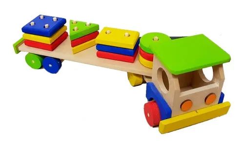 Brinquedo de Madeira - Caminhão com Caçamba - Woodtoys - Ioiô de Pano  Brinquedos Educativos