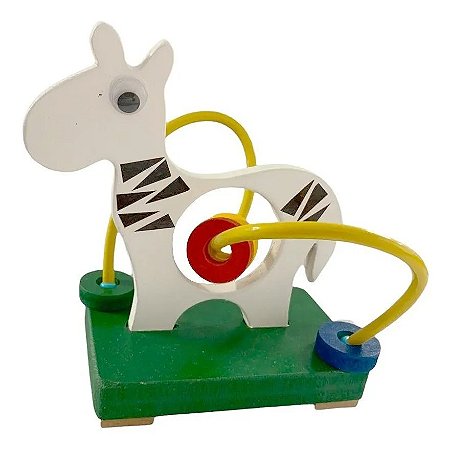 Brinquedo Aramado Divertido Pedagógico Montessori ZEBRA