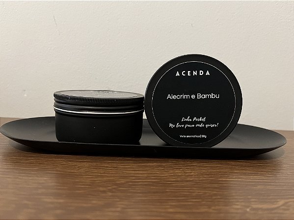 Vela Alecrim e Bambu | Pocket