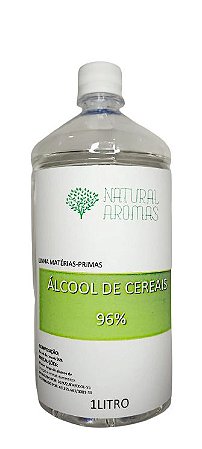 Álcool de Cereais 96º 1 Litro