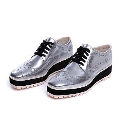Sapato  prata plataforma VINCI SHOES