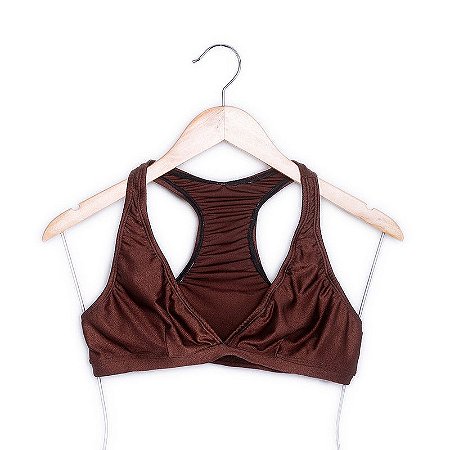 Top marron MARCA INDEFINIDA - Tamanho G