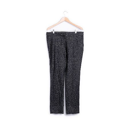 Calça de lã com fio metalizado DASLU BLACK LABEL - Secondhand - roupas,  acessórios, calçados, artesanatos