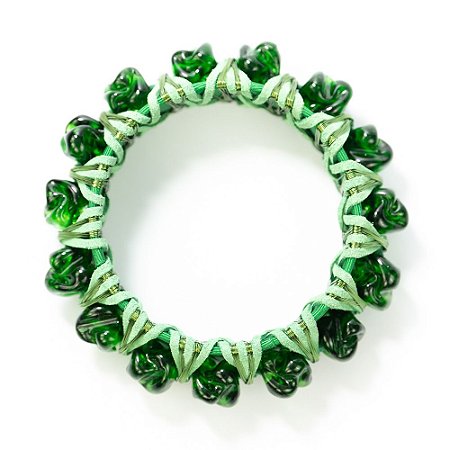 Pulseira Verde Pedras WAI WAI