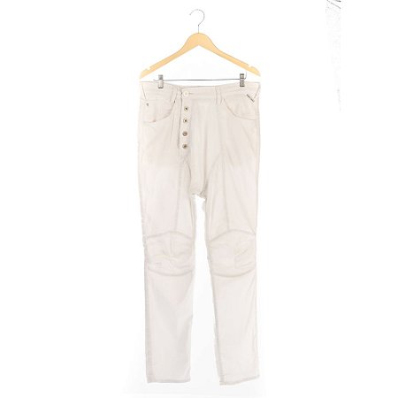 Calça jeans branca DOC DOG - tamanho 40