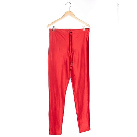 Calça AMERICAN APPAREL vermelha - tamanho GG