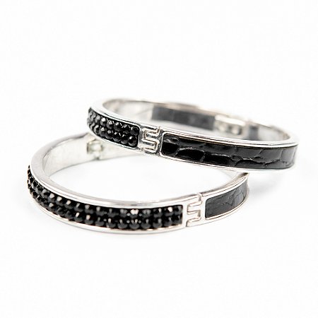 Dupla de braceletes Swarovski