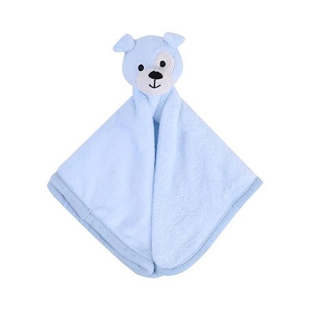 Naninha Bebê em Microfibra Cachorrinho Azul - Loaní