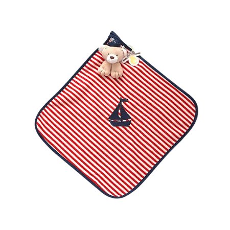 Naninha Plush Urso Marinheiro com Prendedor de Chupeta - Zip