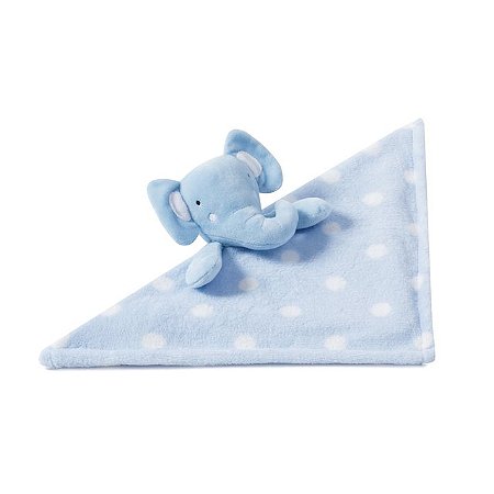 Naninha Bebê Microfibra Elefantinho Azul - Loaní