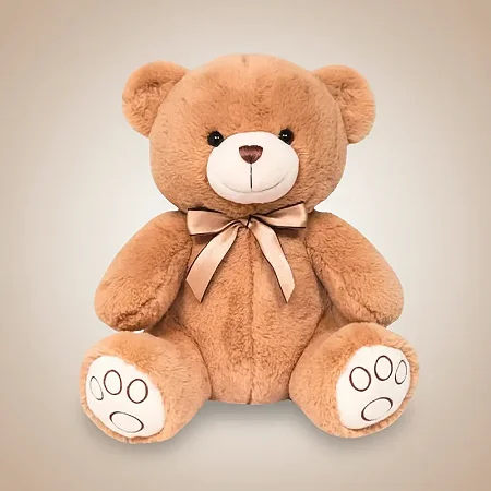 Pelúcia Infantil Ursinho Carinho Caramelo - Buba