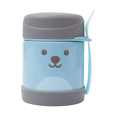 Pote Térmico com Talher Gumy Azul - Buba