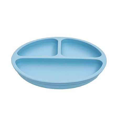 Pratinho em Silicone com Ventosas Azul - Buba