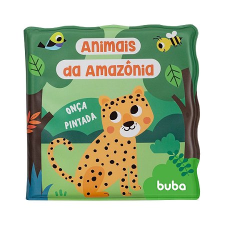 Livrinho de Banho do Bebê Animais da Amazônia - Buba
