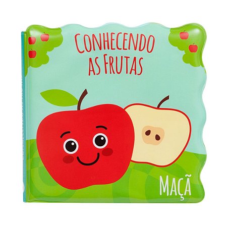 Livrinho de Banho do Bebê Conhecendo as Frutas - Buba