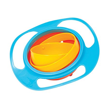 Pratinho Mágico Giro Bowl Azul - Buba