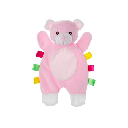Naninha Bebê Microfibra Abraço Ursinho Rosa - Loaní