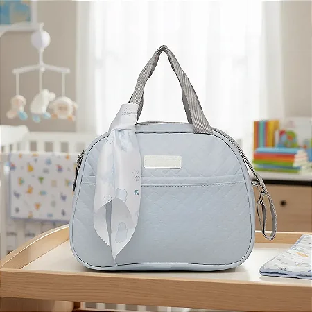 Bolsa Maternidade Média Amigos da Floresta Azul - Pirulitando