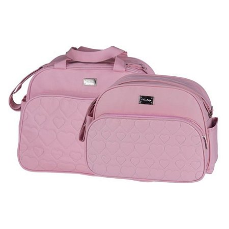Kit Bolsa Maternidade 2 Peças Rosa - Merver