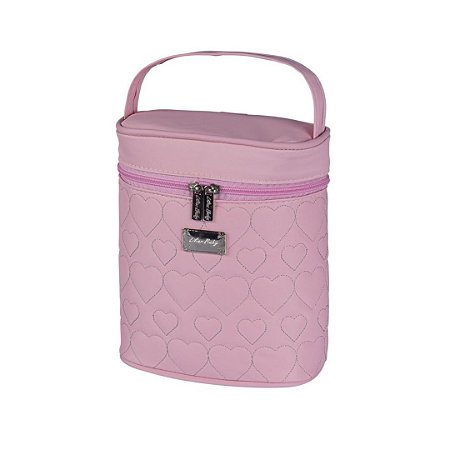 Porta Mamadeira Impermeável Rosa - Merver