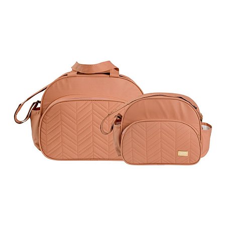 Kit Bolsa Maternidade 2 Peças Rose - Merver