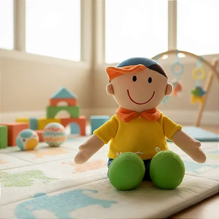 Pelúcia Boneco De Pano Lavável Antialérgico Matheus - Zip