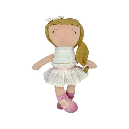 Pelúcia Boneca de Pano Lavável Antialérgica Mel - Zip