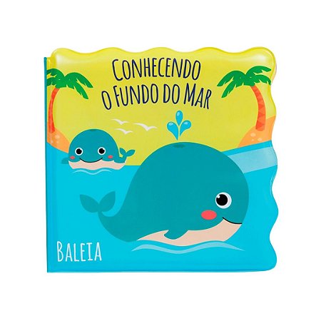 Livrinho de Banho do Bebê Conhecendo o Fundo do Mar - Buba