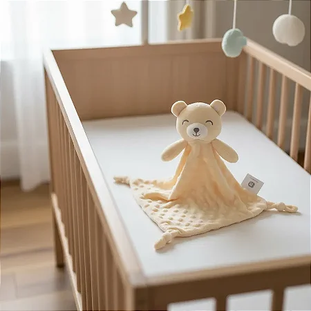 Naninha Bebê com Plush Texturizado Ursinho Bege - Pimpolho