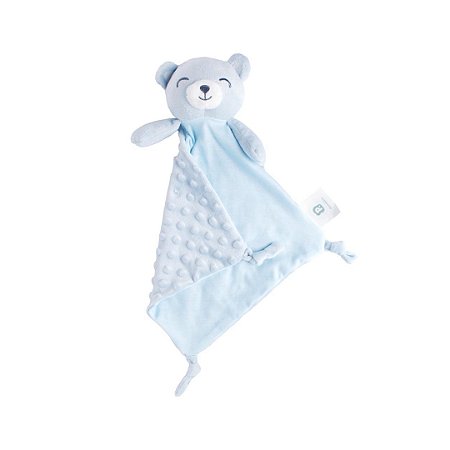 Naninha Bebê com Plush Texturizado Ursinho Azul - Pimpolho