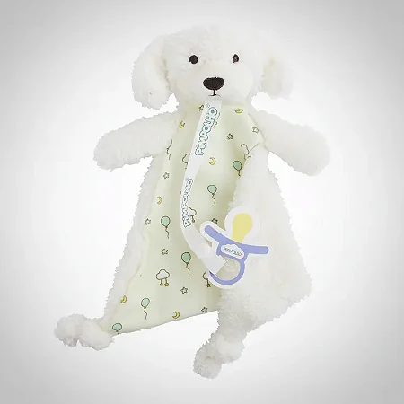 Naninha Bebê com Prendedor de Chupeta Poodle - Pimpolho