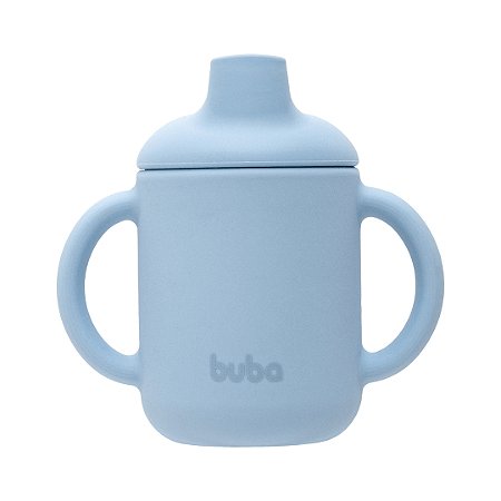 Copo de Transição em Silicone 120ml Azul - Buba