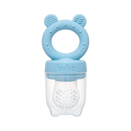 Porta-frutinhas 2 em 1 em Silicone Azul - Buba