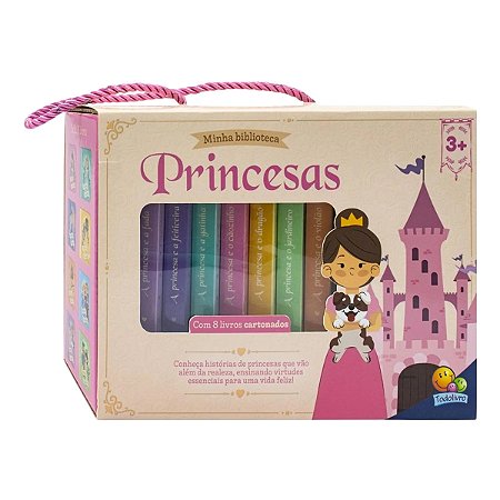 Minha Biblioteca Princesas 8 Livros Cartonados - Todolivro