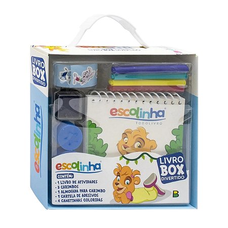 Livro-BOX divertido! Escolinha 10 Peças - BrasiLeitura