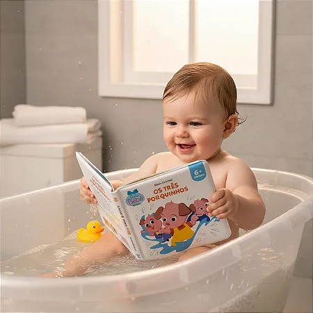 Livrinho de Banho do Bebê Os Três Porquinhos - Todolivro