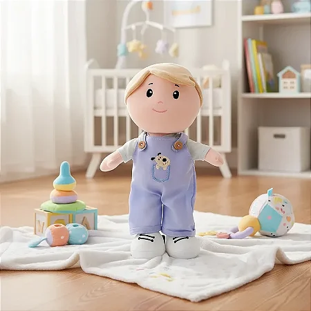 Pelúcia Boneco De Pano Lavável Antialérgico Gael - Zip