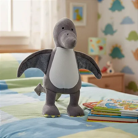 Pelúcia Infantil Antialérgica Plush Dinossauro Chester - Zip