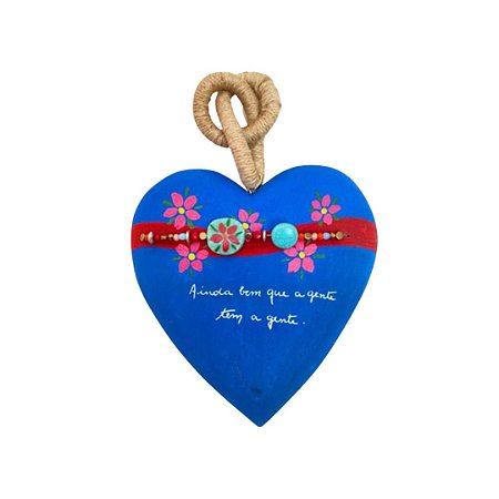 Coração da Gente G Azul Bic (25x16x3cm)