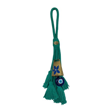 Pendente Porta Sino da Felicidade Verde (44x10cm)