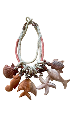 Colar de Mesa/Parede Mar Natural (80 cm)